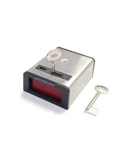 Accesorii DSC Buton panica cu retinere, carcasa metalica,...