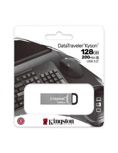 Memorii USB KINGSTON USB 128GB KS DTKN METALIC 3.2