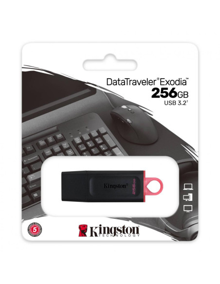 Memorii USB KINGSTON KS USB 256GB DATATRAVELER EXODIA 3.2 B/P