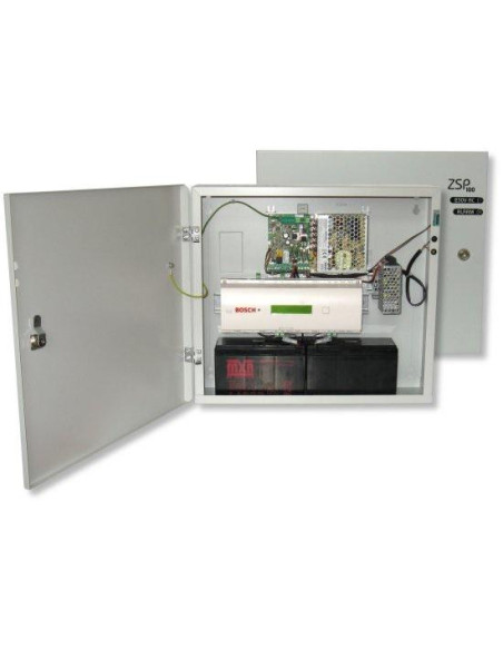 Accesorii MERAWEX Sursa de alimentare pentru sisteme de detectie incendiu 24V/2.5A in cutie metalica Merawex ZSP100-2.5A-18, loc