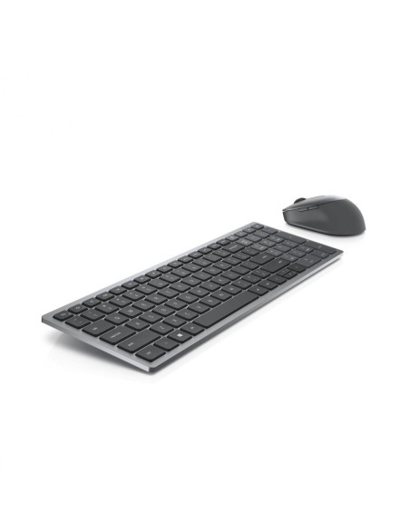 Kit mouse tastatura DELL Kit Wireless tastatura si mouse Dell KM7120W, taste numerice, Gri