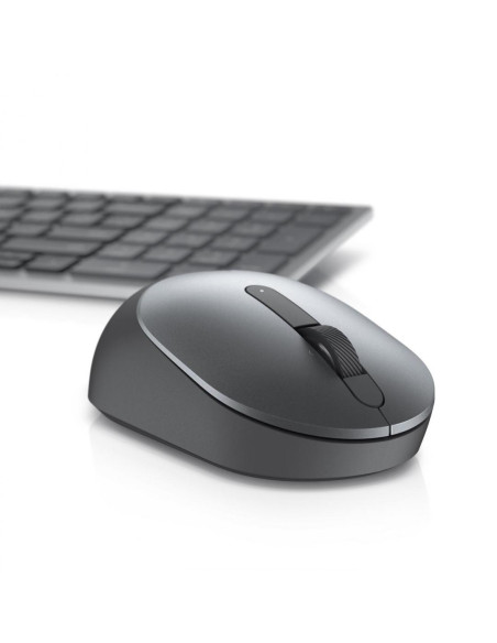 Kit mouse tastatura DELL Kit Wireless tastatura si mouse Dell KM7120W, taste numerice, Gri