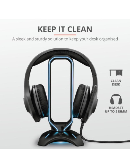 Casti audio TRUST Casti Gaming Head-band Trust GXT 265 Cintar, Wired, Negru