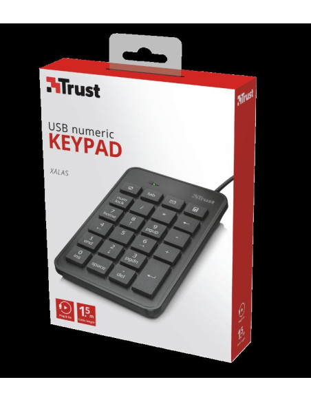 Tastaturi TRUST Tastatura Trust 22221, USB, Negru