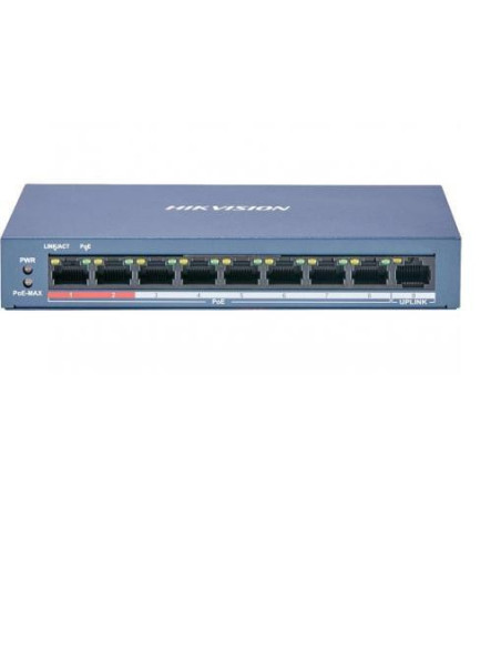 Switch-uri HIKVISION Switch Hikvision DS-3E0109P-E/M(B), 8-port, PoE