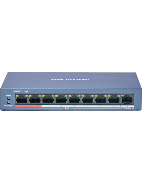 Switch-uri HIKVISION Switch Hikvision DS-3E0109P-E©, 8-port, PoE