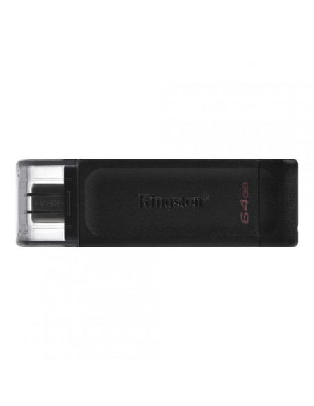 Memorii USB KINGSTON Memorie USB Kingston DataTraveler 70, 64 GB, USB 3.2, Negru