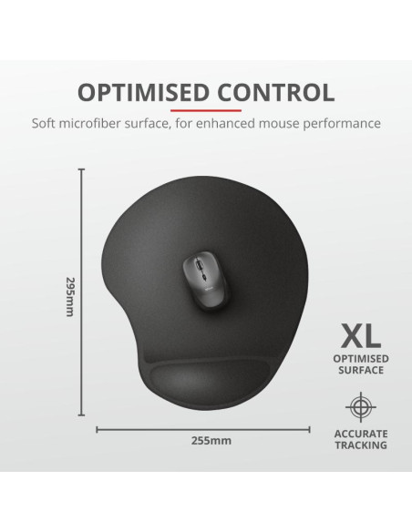 Mouse pad TRUST Mouse pad Trust Bigfoot XL, cu gel pad, negru