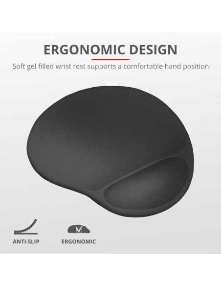 Mouse pad TRUST Mouse pad Trust Bigfoot XL, cu gel pad, negru