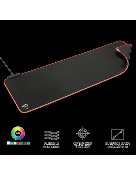 Mouse pad TRUST Mouse pad Trust GXT 764 Glide-Flex Flexible RGB, XXL, negru