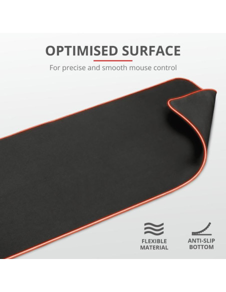 Mouse pad TRUST Mouse pad Trust GXT 764 Glide-Flex Flexible RGB, XXL, negru