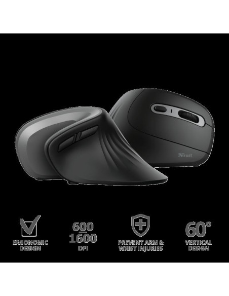 Mouse TRUST Mouse Wireless Trust Verro, 1600 dpi, Multicolor