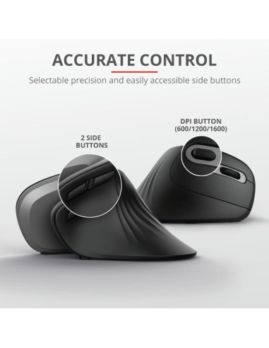 Mouse TRUST Mouse Wireless Trust Verro, 1600...