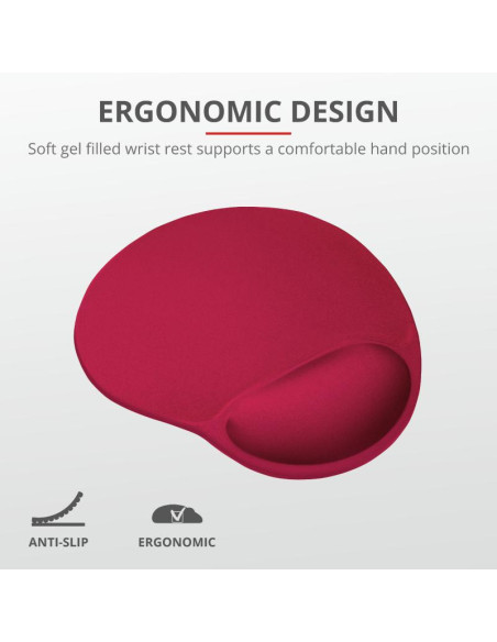 Mouse pad TRUST Mouse pad Trust BigFoot Mouse Pad, Small, red
