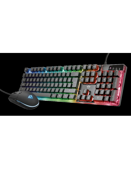 Kit mouse tastatura TRUST Kit Wired tastatura si mouse Trust GXT 838 Azor, taste numerice, negru