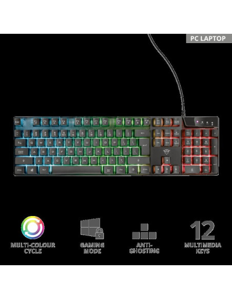 Tastaturi TRUST Tastatura Trust GXT 835 Azor cu fir, ng