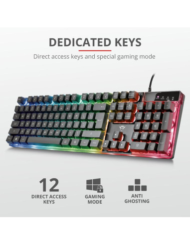 Tastaturi TRUST Tastatura Mecanica Gaming Trust...