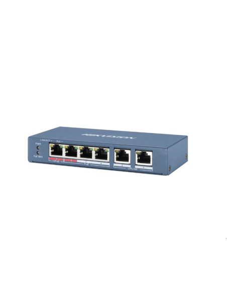 Switch-uri HIKVISION Switch Hikvision DS-3E0106HP-E, 4-port, HiPoE