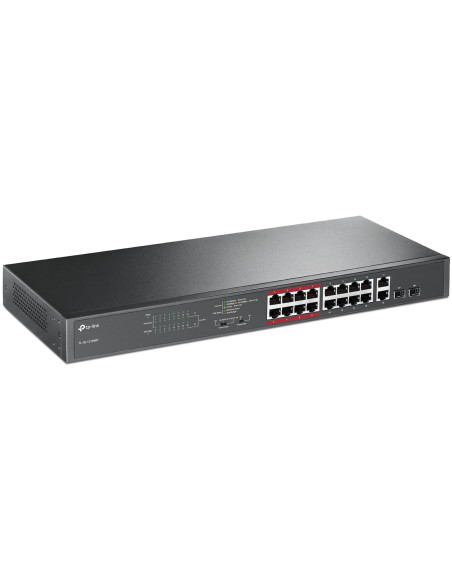 Switch-uri TP-LINK Switch TP-Link TL-SL1218MP, 16 port, 10/100/1000Mbps