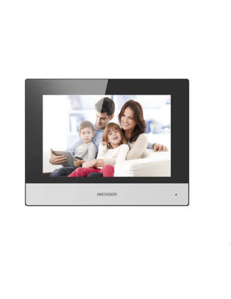 Video HIKVISION Monitor videointerfon modular 7" color Hikvision DS-KH6320-TE1 ecran LCD 7" color cu touch screeen, rezolutie ec