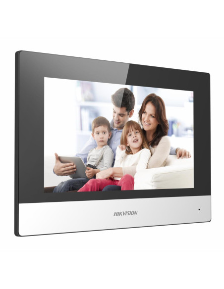 Video HIKVISION Monitor videointerfon WIFI modular 7" color Hikvision DS-KH6320-WTE1/EU ecran LCD 7" color cu touch screeen, rez