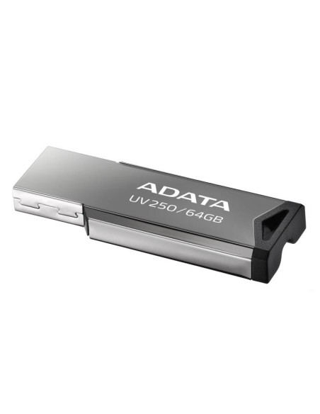 Memorii USB ADATA Memorie USB ADATA UV250 64 GB, USB 2.0, Argintiu