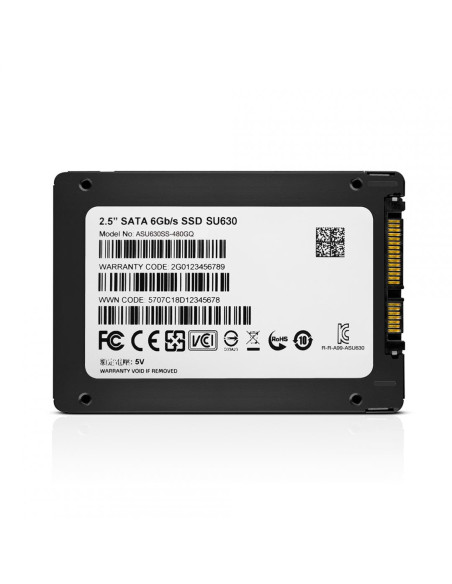 SSD-uri interne ADATA SSD intern ADATA Ultimate SU630, 480 GB, SATA, 2.5 inch