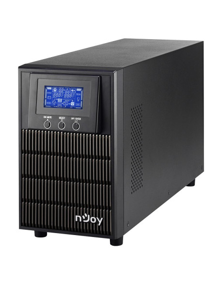 UPS NJOY UPS nJoy Aten PRO 2000, 2000VA/ 1800W, On-line, LCD Display, 3 Prize Schuko cu Protectie, Management, Tower, Dubla conv