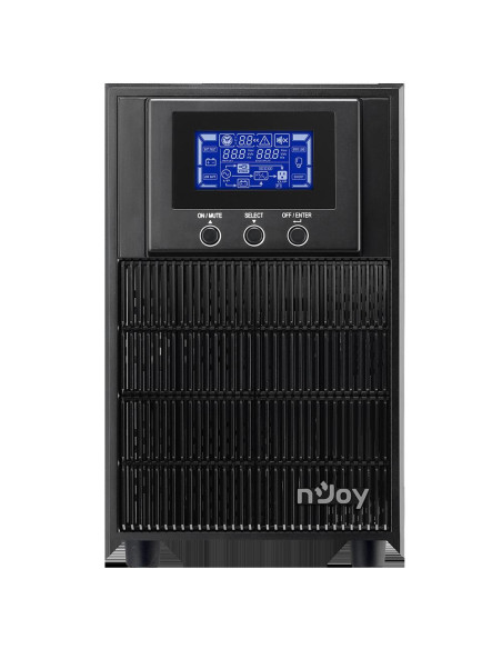 UPS NJOY UPS nJoy Aten PRO 2000, 2000VA/ 1800W, On-line, LCD Display, 3 Prize Schuko cu Protectie, Management, Tower, Dubla conv