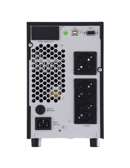 UPS NJOY UPS nJoy Aten PRO 2000, 2000VA/ 1800W, On-line, LCD Display, 3 Prize Schuko cu Protectie, Management, Tower, Dubla conv