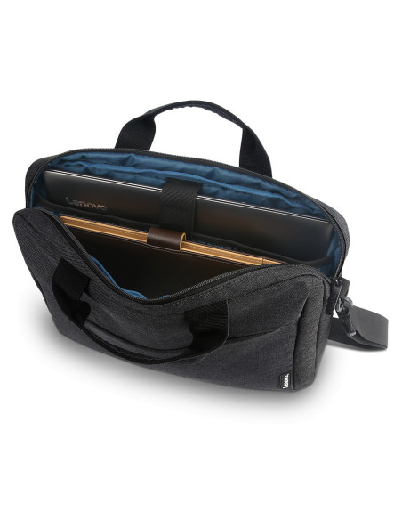 Geantă laptop LENOVO Geanta laptop Lenovo Casual Toploader T210, 15.6", Black, rezistent la apa, compartiment accesorii, compart