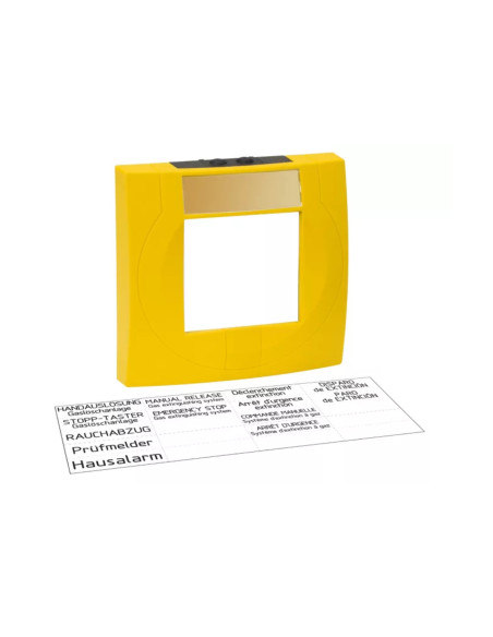 Accesorii ESSER HW Carcasa buton cu geam galben s. RAL1021, 704902.