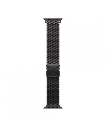 Bratari fitness APPLE Curea pentru Apple Watch 49mm Black Titanium Milanese Loop - Small