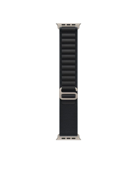 Bratari fitness APPLE Curea pentru Apple Watch 49mm Black Alpine Loop - Small - Natural Titanium Finish