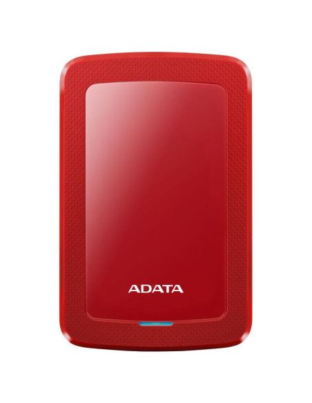 Hard Disk-uri externe ADATA HDD Extern Adata, 1TB, HV300, 2.5, USB 3.1, Senzor protectie socuri, Criptare Date, Ultraslim, Rosu