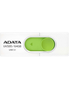 Memorii USB ADATA USB UV320 64GB WHITE/GREEN RETAIL