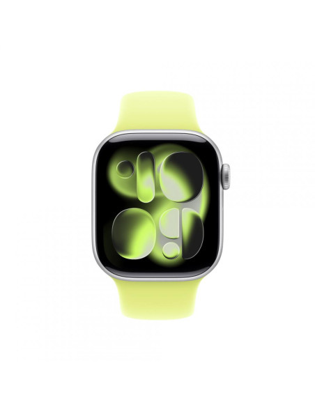 Bratari fitness APPLE Curea pentru Apple Watch 42mm Neon Yellow Sport Band - S/M