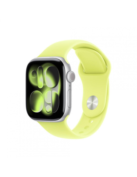 Bratari fitness APPLE Curea pentru Apple Watch 42mm Neon Yellow Sport Band - S/M
