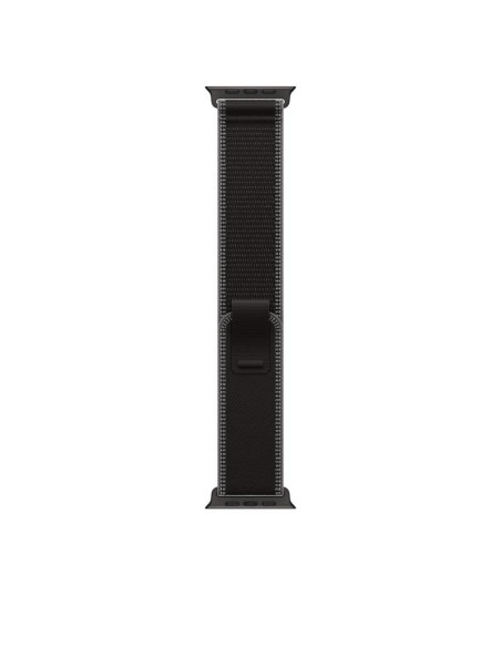 Bratari fitness APPLE Curea pentru Apple Watch 49mm Black/Charcoal Trail Loop - S/M - Black Titanium Finish