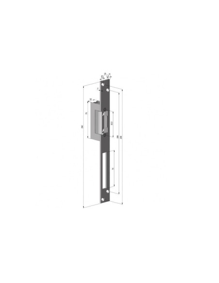 Incuietori ASSA ABLOY ELECTROMAGNET FAIL SAFE YALE 12Vcc 180mA