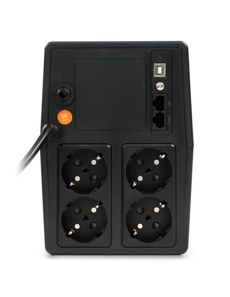 UPS NJOY UPS nJoy Horus Plus 1000, 1000VA/600W, Afisaj LCD cu ecran tactil, 4 Prize Schuko cu Protectie, Repornire Automata, RJ1