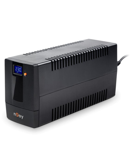 UPS NJOY UPS nJoy Horus Plus 600, 600VA/360W, Afisaj LCD cu ecran tactil, 2 Prize Schuko cu Protectie, Repornire Automata, RJ11
