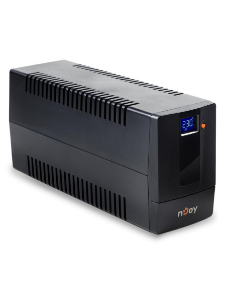 UPS NJOY UPS nJoy Horus Plus 600, 600VA/360W, Afisaj LCD cu ecran tactil, 2 Prize Schuko cu Protectie, Repornire Automata, RJ11