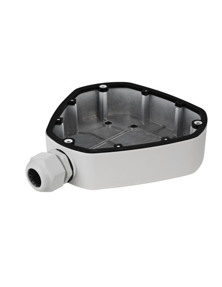 Accesorii Hikvision Junction box DS-1280ZJ-DM25 compatibil cu DS-2CD6332FWD-XXX, DS-2CD6362F-XXX aluminiu, alb.