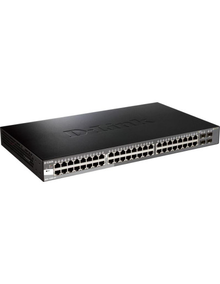 Switch-uri D-LINK Switch D-Link DGS-1520-52, 48 porturi Gigabit, 4 porturi SFP, Capacity 76Gbps, 16K MAC, 17" Rackmount, 1*fan
