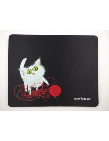 Mouse pad SERIOUX Mouse pad Serioux, model Cat...
