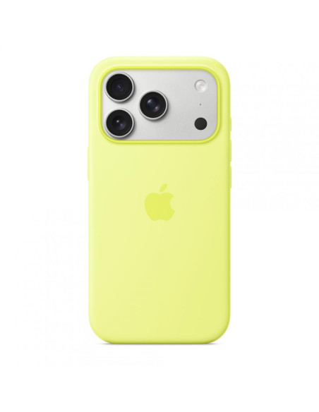 Accesorii APPLE iPhone 17 Pro Silicone Case with MagSafe - Neon Yellow