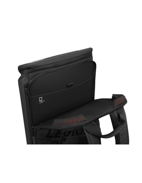 Rucsac Lenovo Legion 16 Armored GB900 pentru laptop de gaming de 16 inch fabricat din poliester, cu invelis exterior din poliure