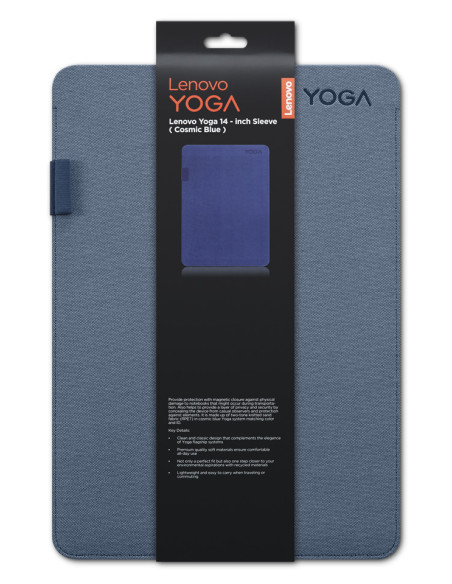 Geantă laptop LENOVO Husa Lenovo Yoga pentru laptop de 14 inch, fabricata din poliester potrivita pentru dispozitive cu dimensiu