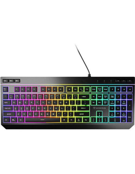 Tastaturi GENESIS Tastatura Gaming Genesis Rhod 530, RGB, USB, Negru